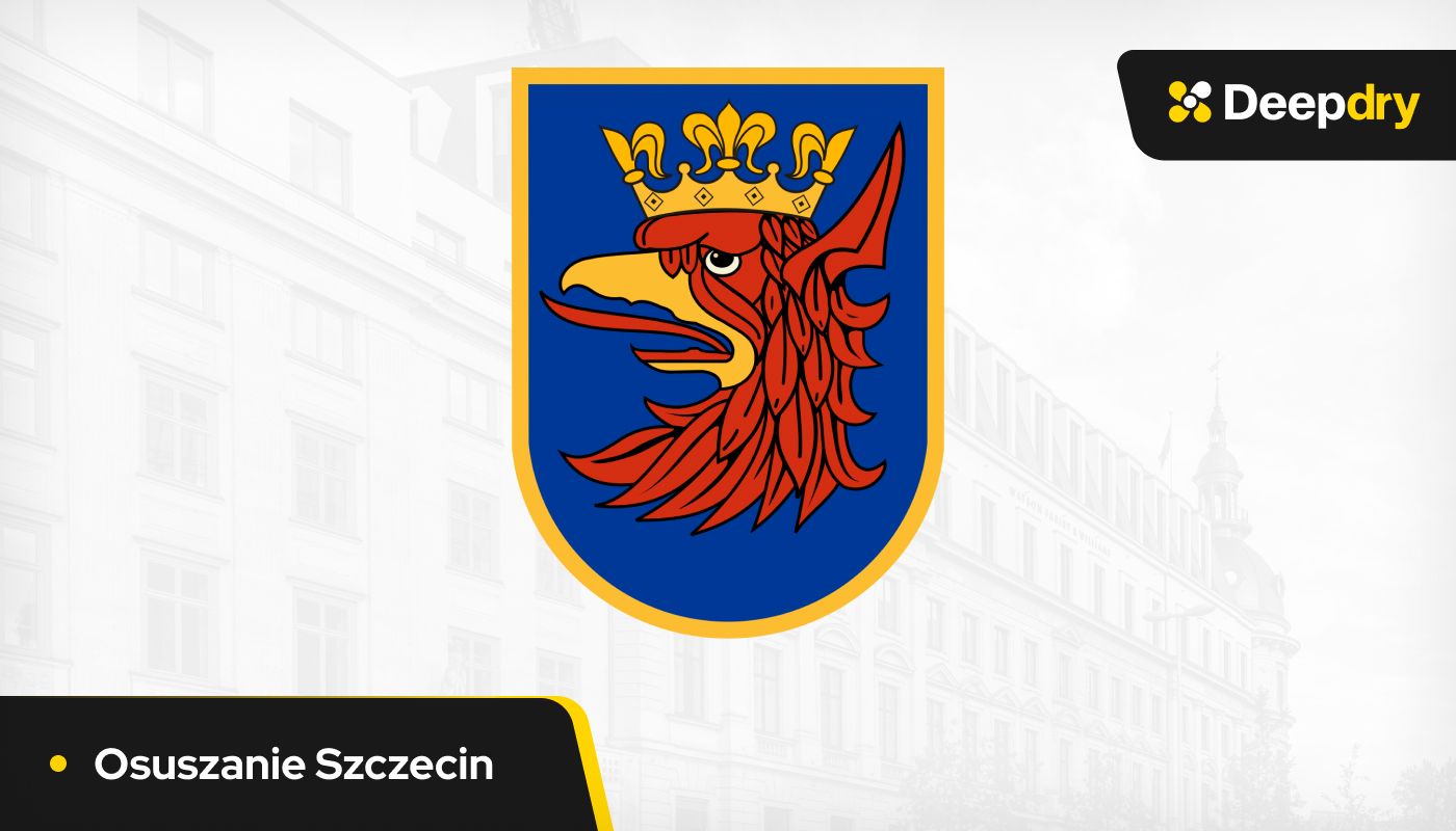 osuszanie Szczecin, herb Szczecina