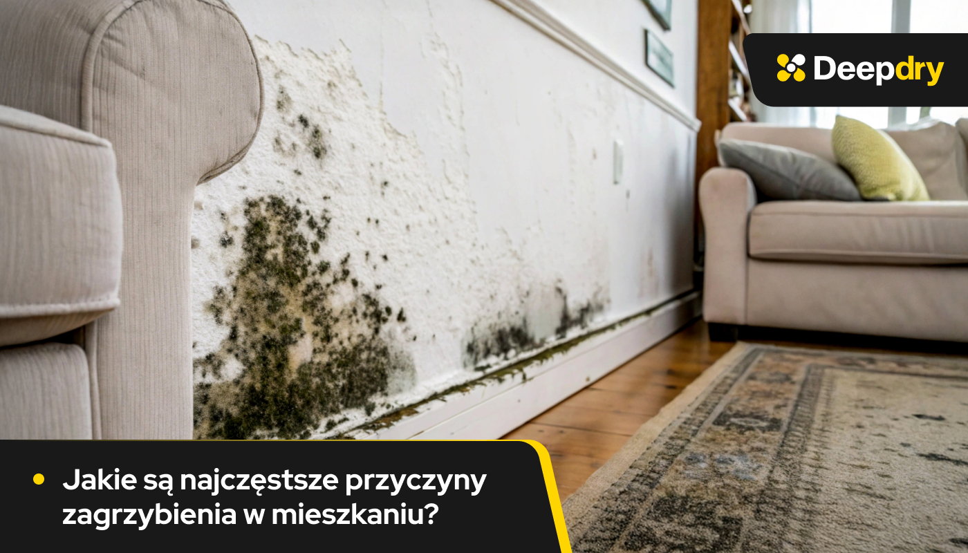 zagrzybione mieszkanie, grzyb w mieszkaniu, grzyb na ścianie, grzyb w salonie