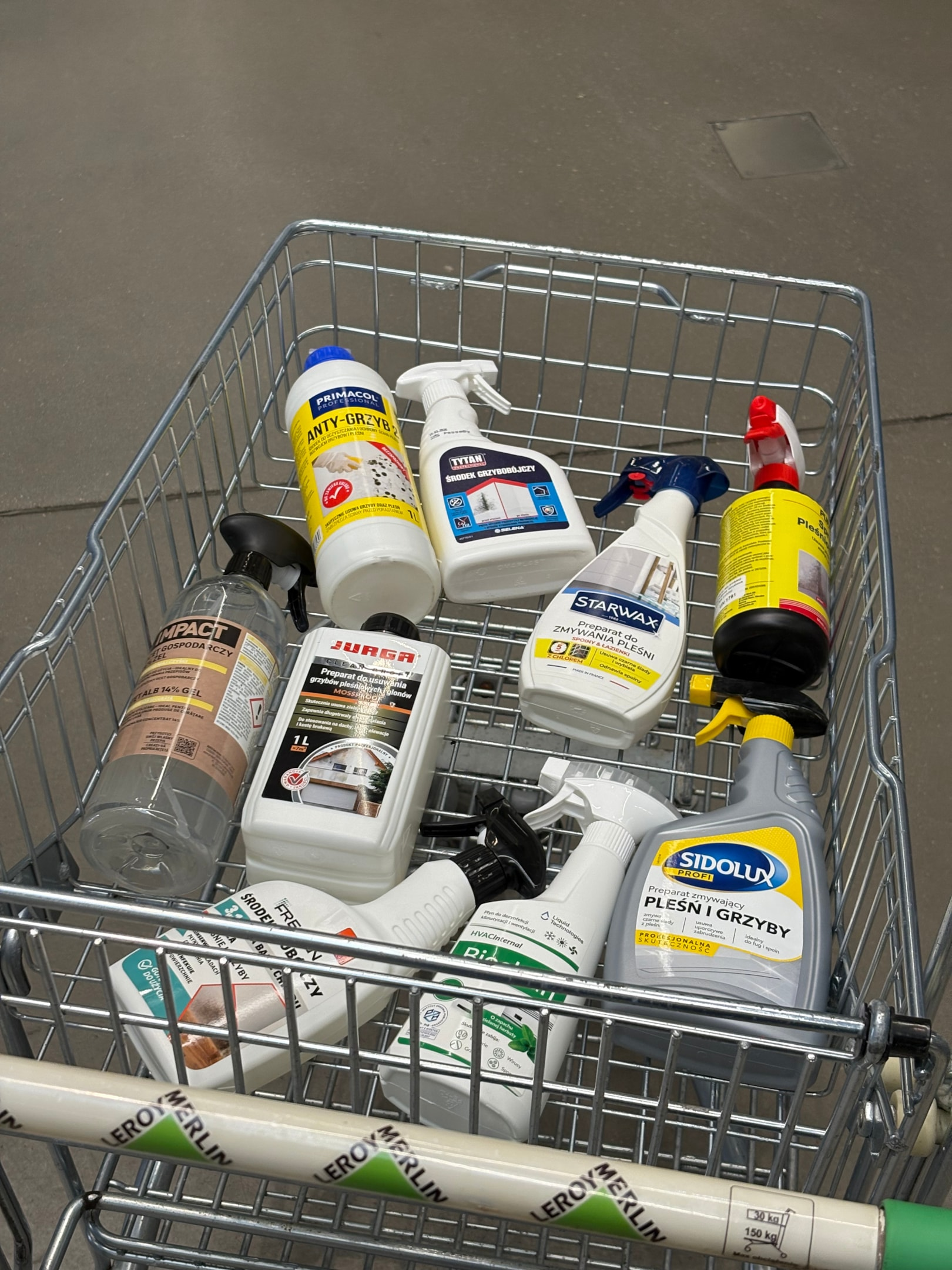 Środki grzybobójcze dostępne w Leroy Merlin