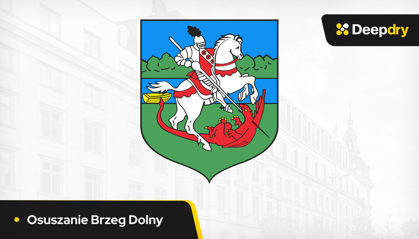 osuszanie brzeg dolny