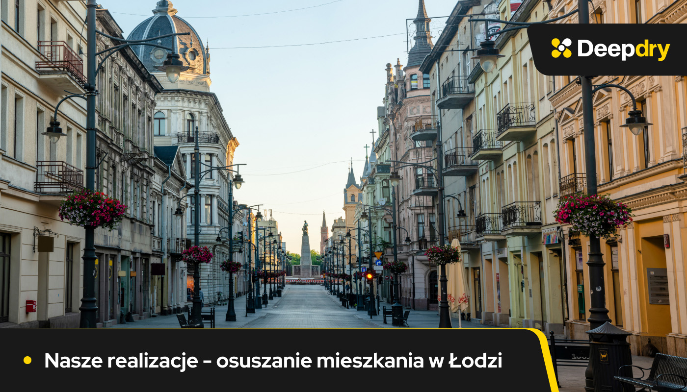 Osuszanie mieszkania w Łodzi