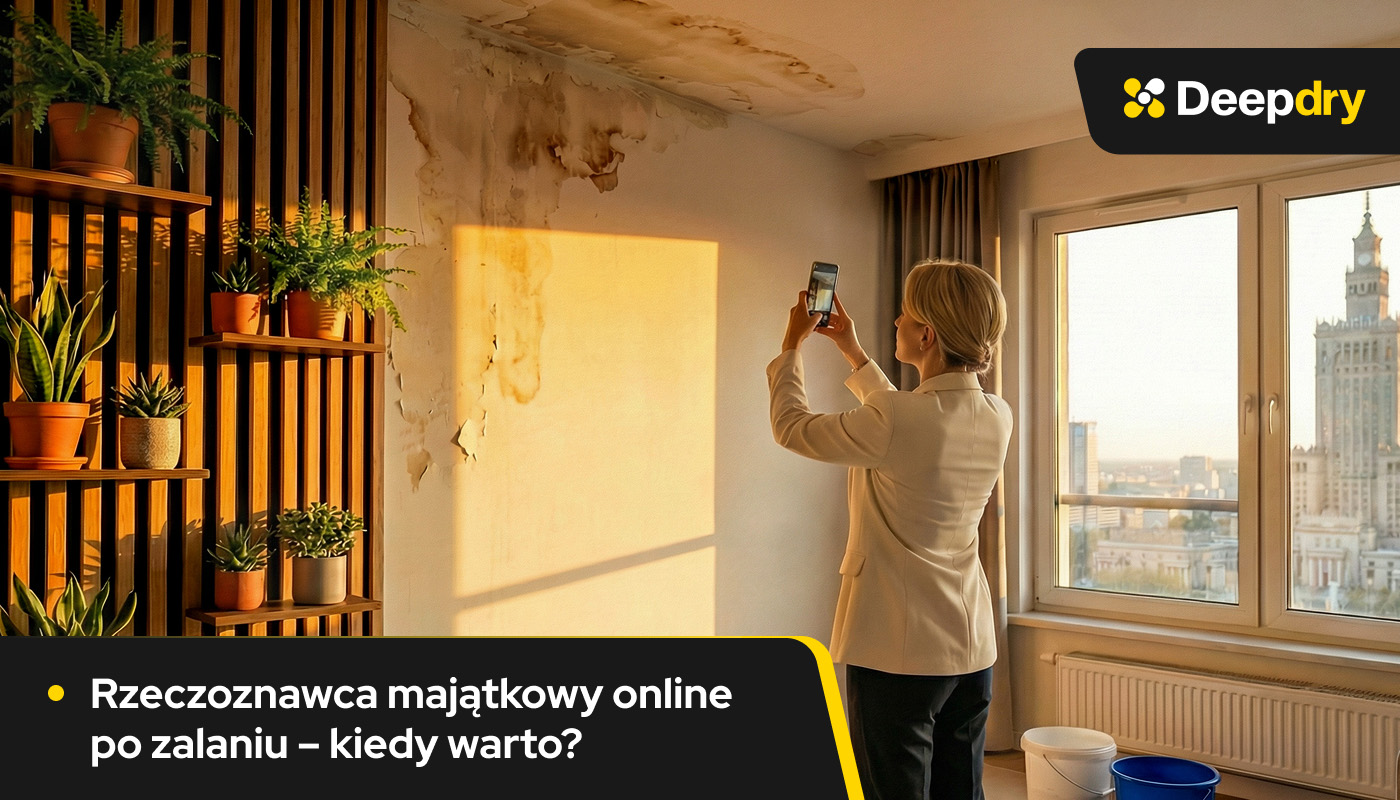 Rzeczoznawca po zalaniu mieszkania