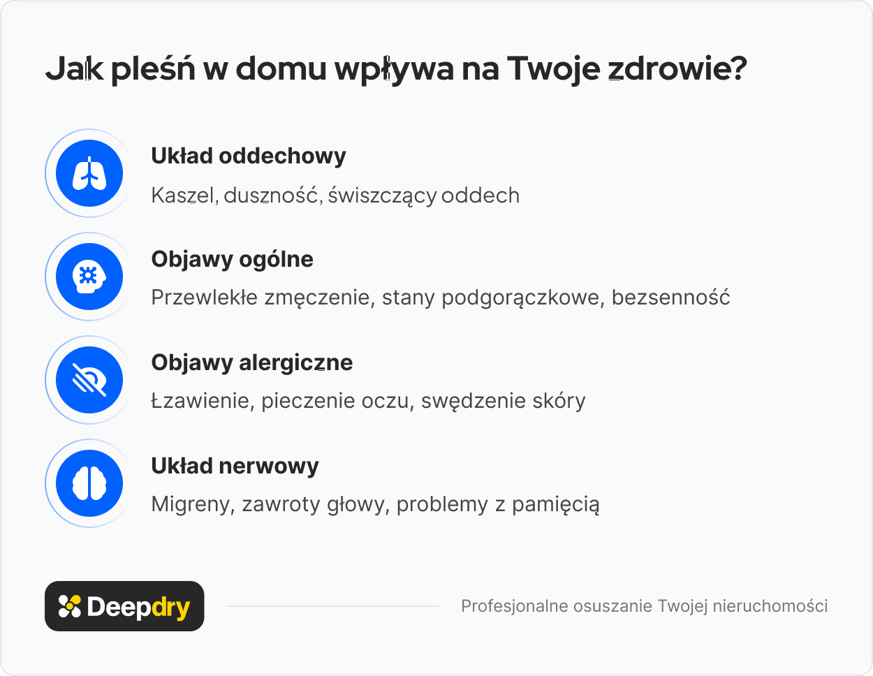 jak pleśń wpływa na zdrowie?