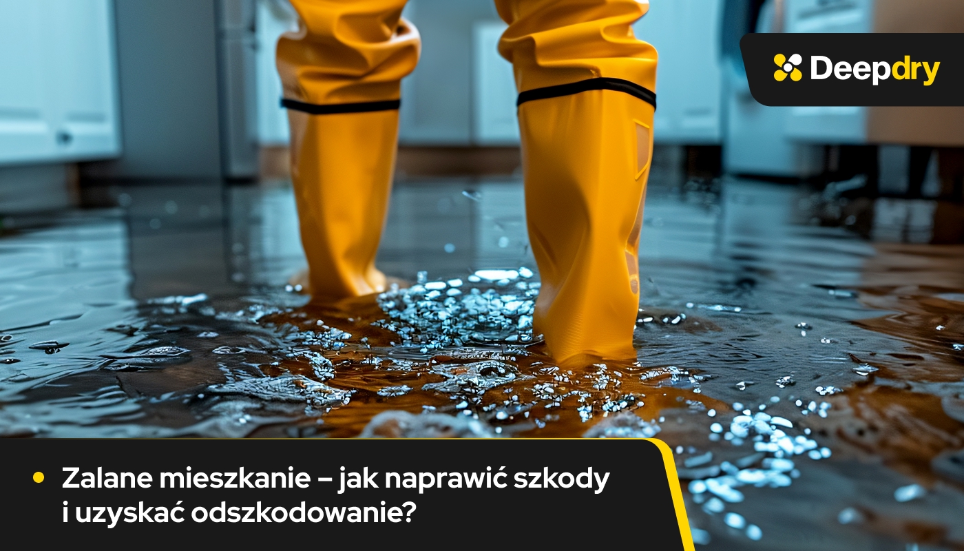 zalane mieszkanie – jak naprawić szkody i jak uzyskać odszkodowanie