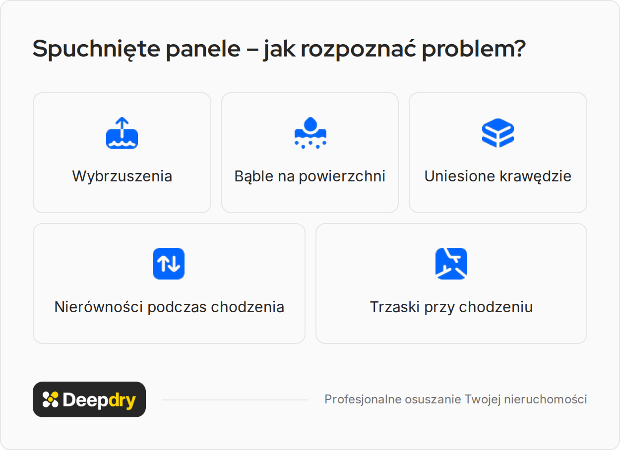 Spuchnięte panele – jak rozpoznać problem?